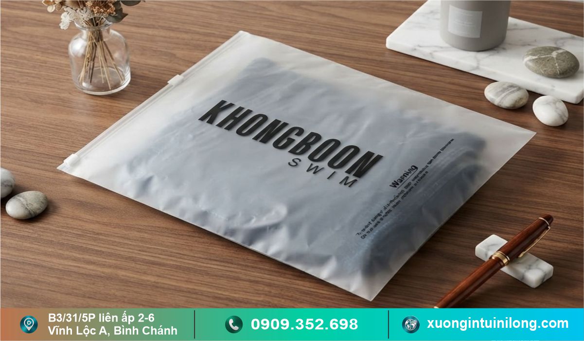 Mẫu túi zipper khóa kéo sản xuất tại Sáng Tạo Việt