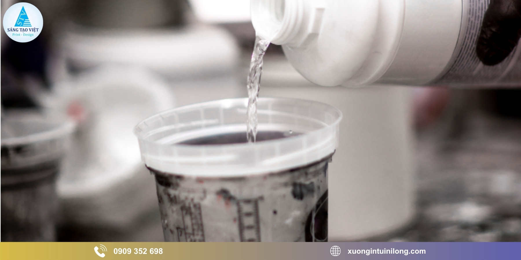 Dung môi pha mực có tác dụng gì?