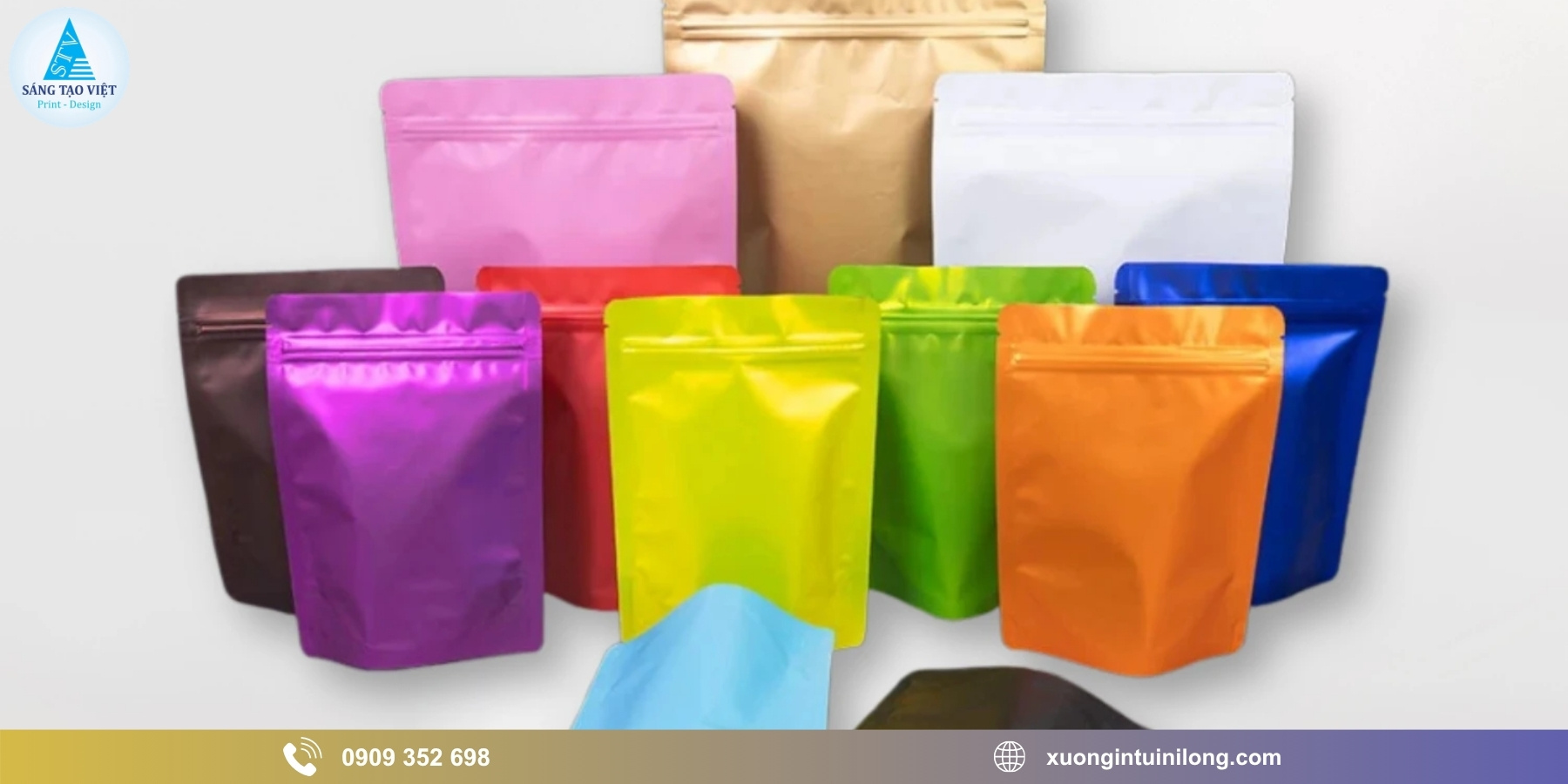 Vì sao cần chọn kích thước túi zipper phù hợp với trọng lượng sản phẩm?